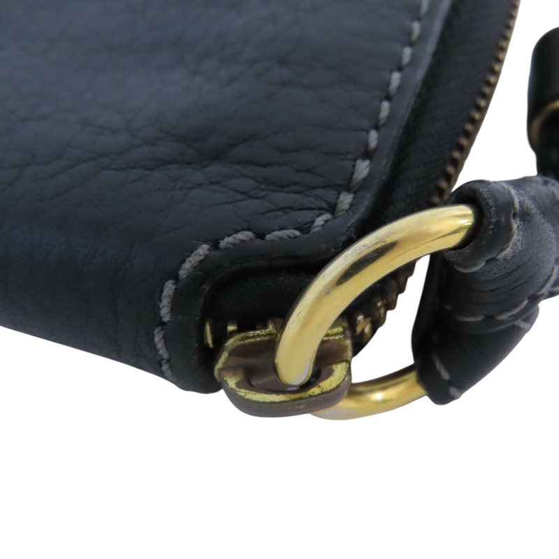 Chloe 牛皮皮革Zipper Long Wallet金扣拉鏈長錢包-13