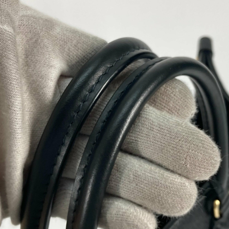 LOUIS VUITTON M44925 Monogram Empreinte On the Go GM 兩用皮革肩背包/托特包，黑色-11
