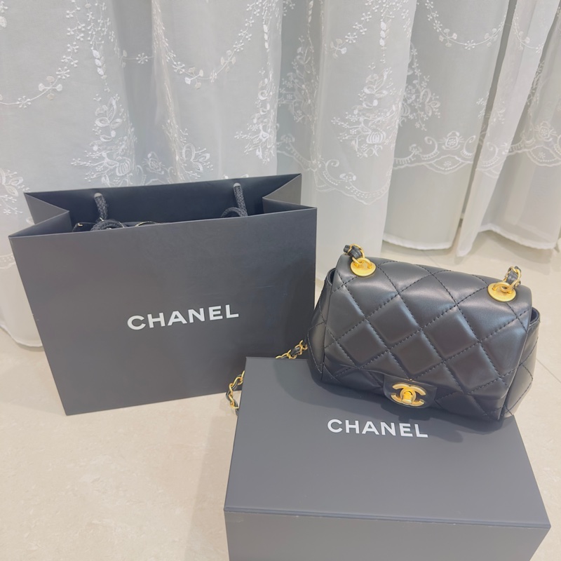 CHANEL方胖子 口蓋包 季節款-23