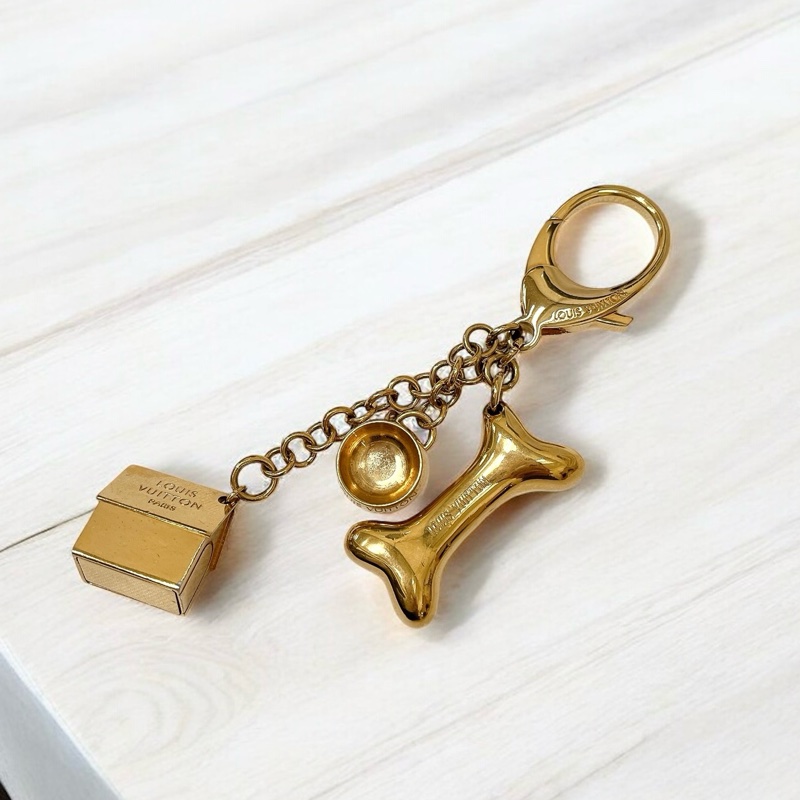 莉亞精品♡LV 狗骨頭吊飾 二手美品-0