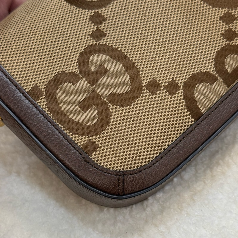 GUCCI Horsebit 1955馬銜釦小款翻蓋包/斜背包-8