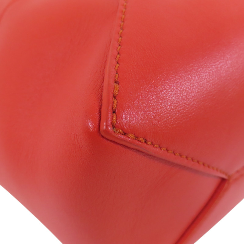 LOEWE 牛皮皮革Mini Puzele Fold Tote金扣手挽肩背兩用袋-9