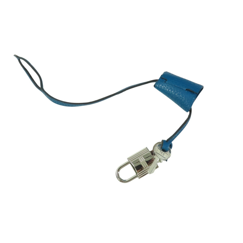 HERMES Clemence皮革Victoria銀扣手挽袋-15