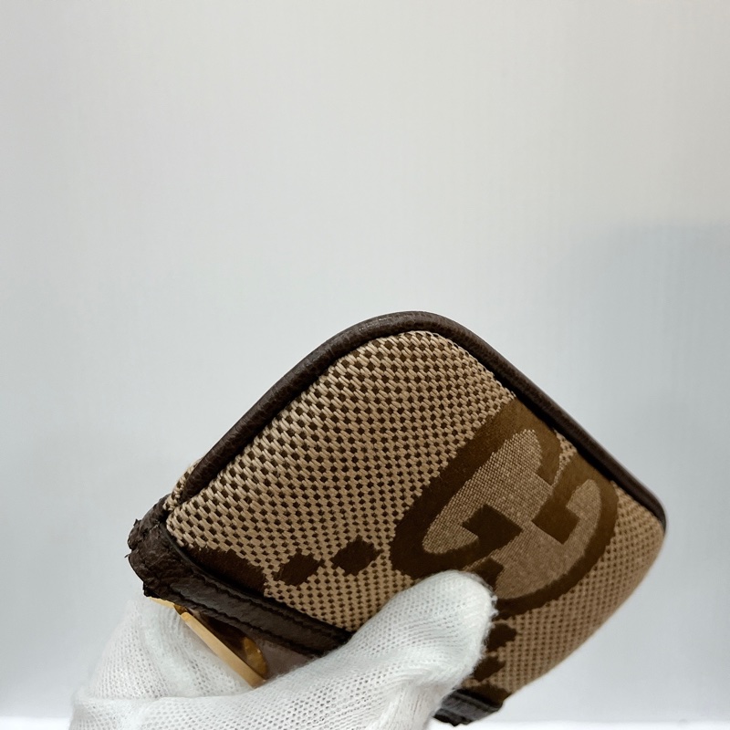 莉亞精品♡Gucci 671722 鑰匙零錢包 咖色 全新閒置品-6