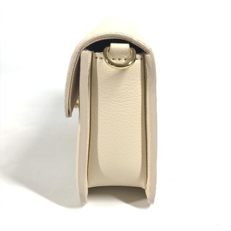 路易威登 M82836 Monogram Empreinte 鏈條 Metis Pochette 皮革肩背包，米色-4