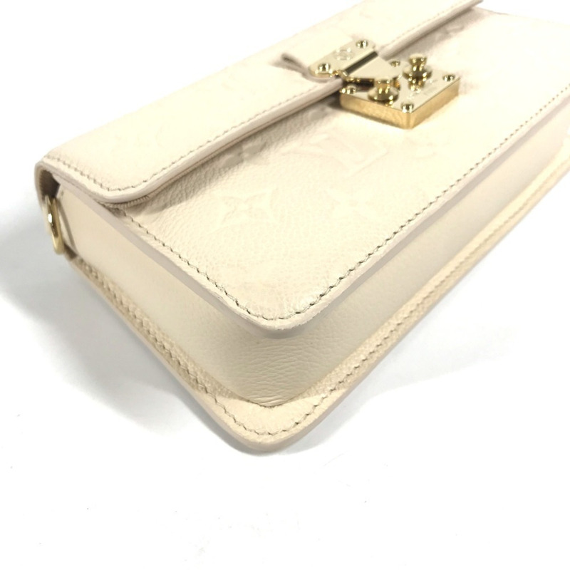 路易威登 M82836 Monogram Empreinte 鏈條 Metis Pochette 皮革肩背包，米色-6