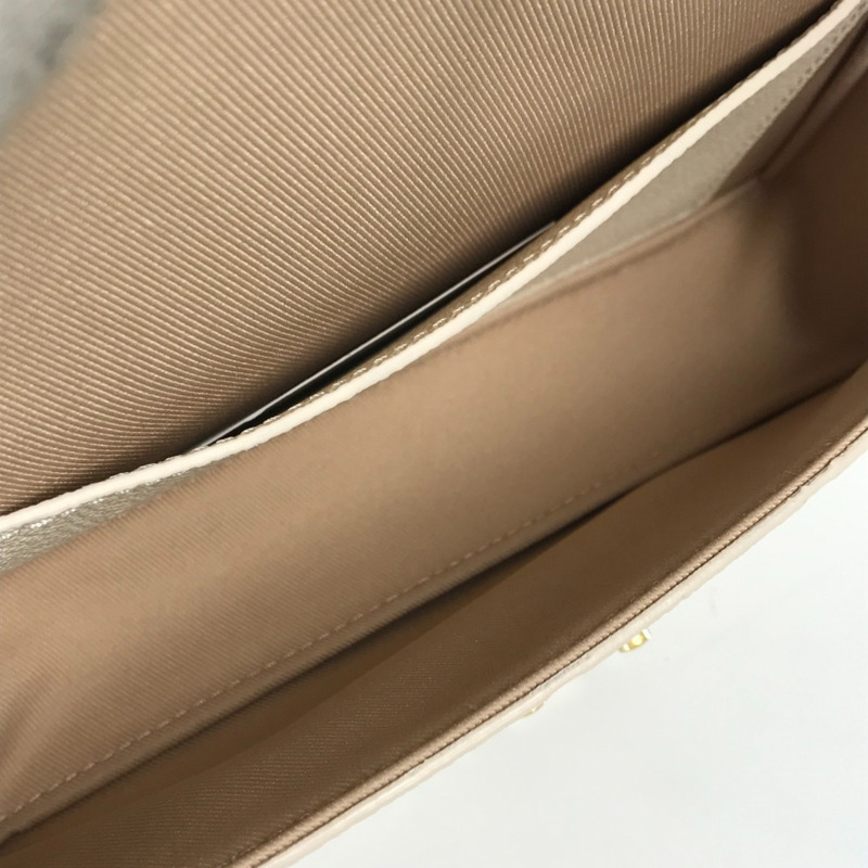 路易威登 M82836 Monogram Empreinte 鏈條 Metis Pochette 皮革肩背包，米色-8