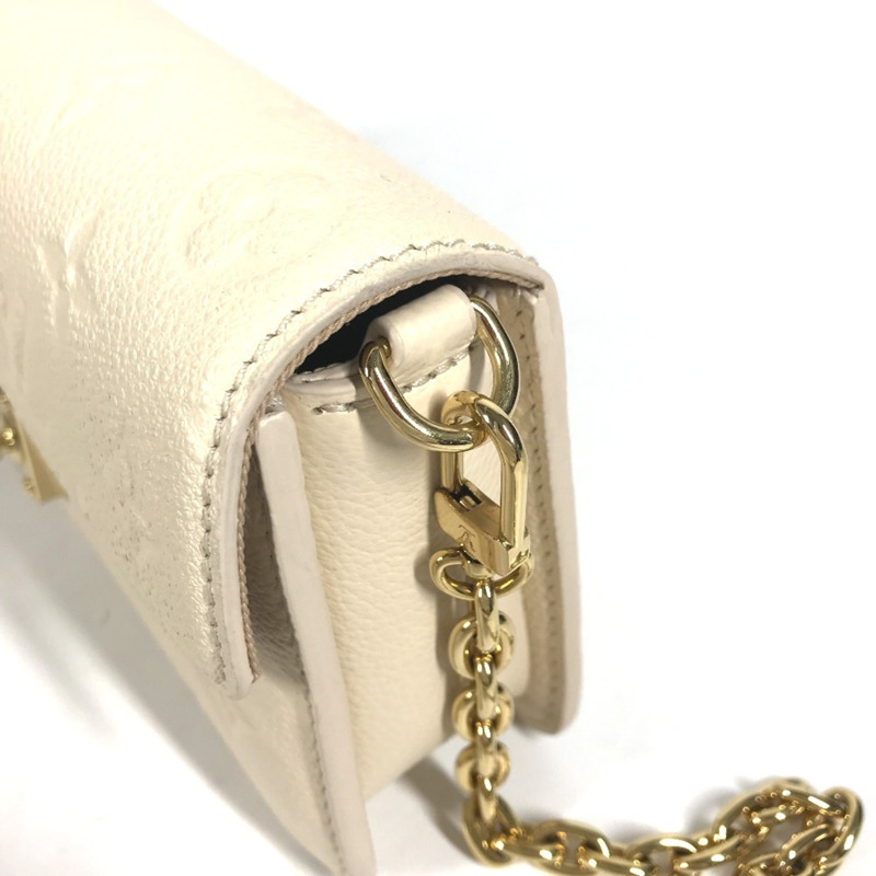 路易威登 M82836 Monogram Empreinte 鏈條 Metis Pochette 皮革肩背包，米色-10