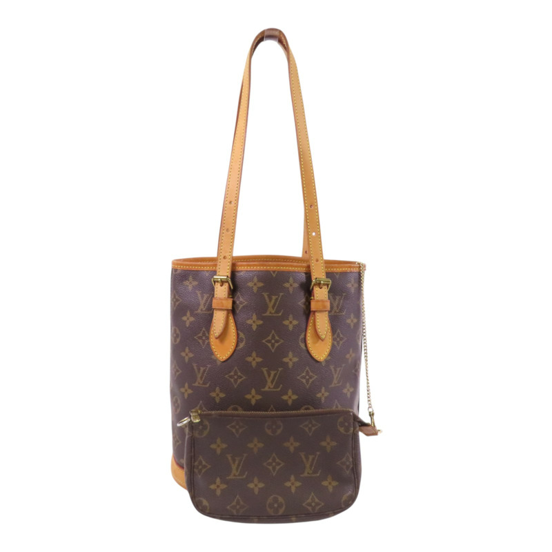 LOUIS VUITTON Monogram Bucket PM金扣肩背袋-0