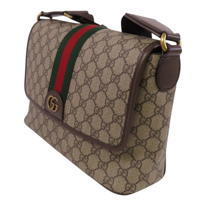 GUCCI 塗層帆布Ophidia Medium Messenger金扣肩背袋-2