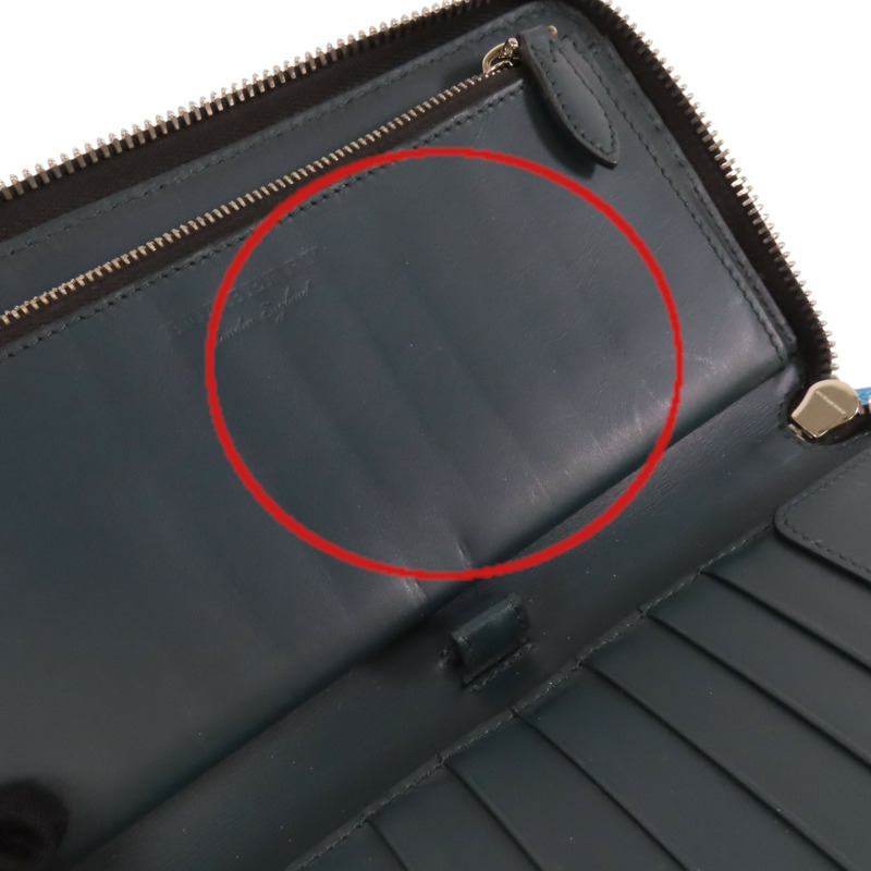 BURBERRY 塗層帆布Zipper Long Wallet銀扣拉鏈長錢包-14