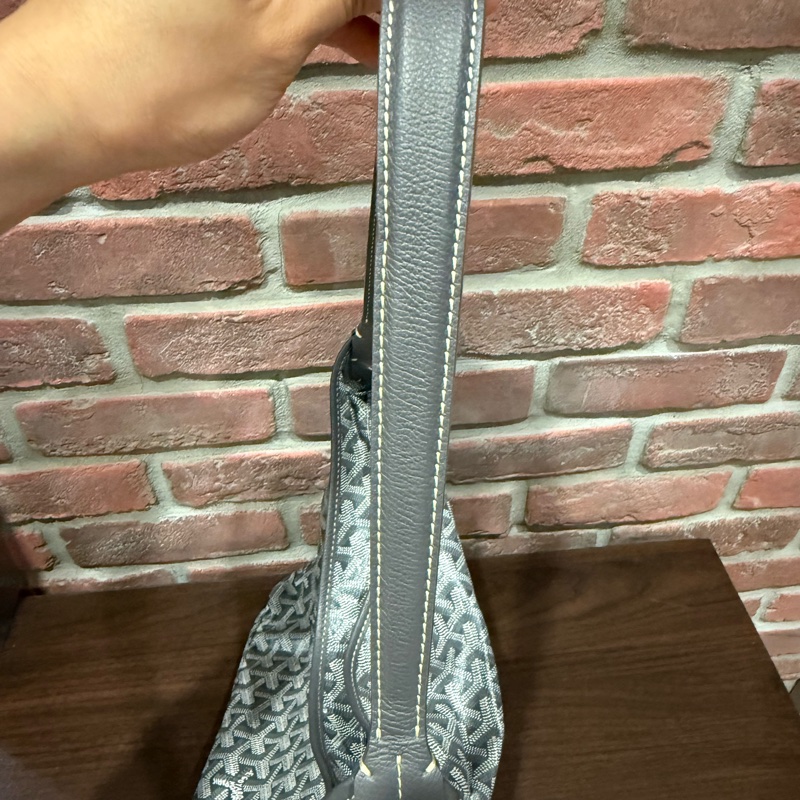 Goyard hobo肩背包 灰色-5