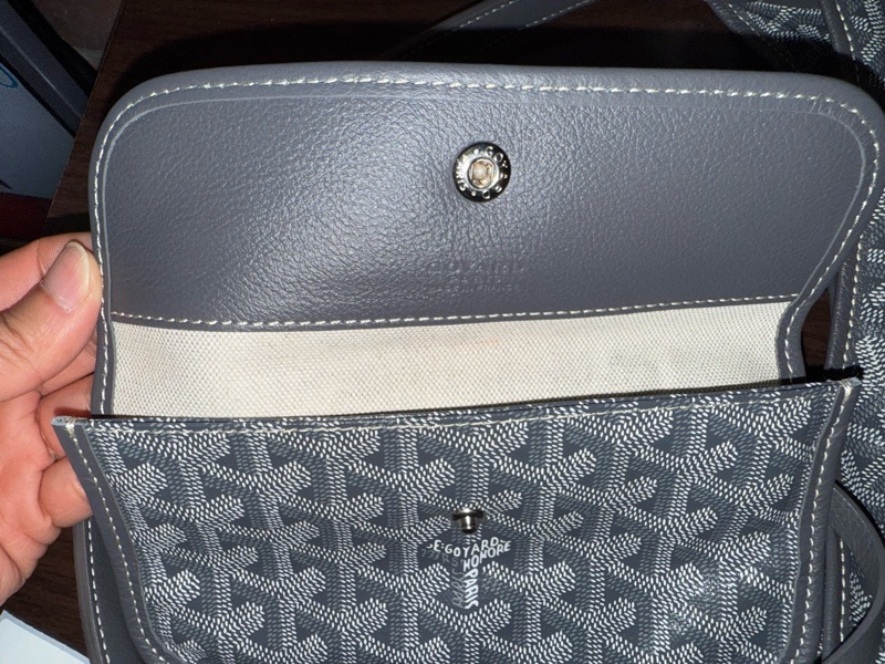 Goyard hobo肩背包 灰色-9