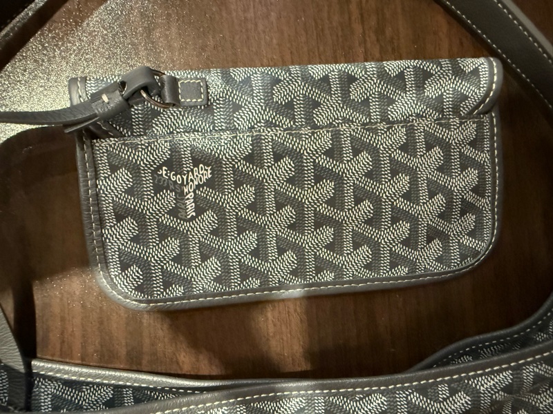 Goyard hobo肩背包 灰色-11