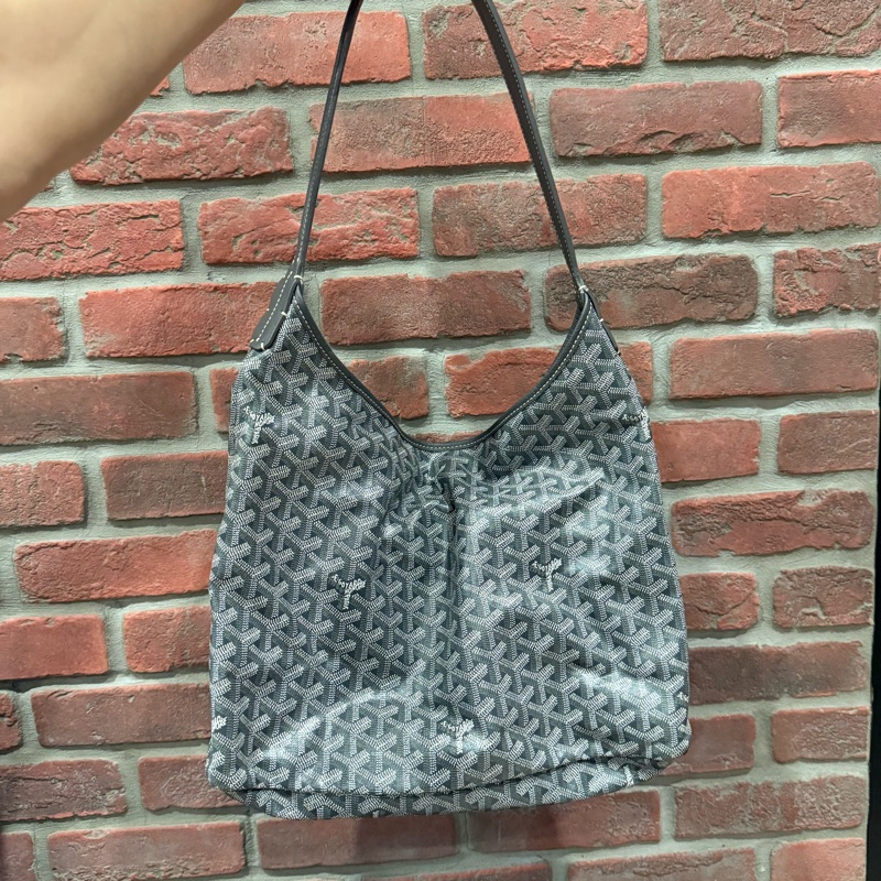Goyard hobo肩背包 灰色-25