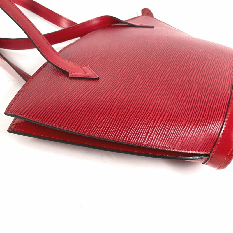 LOUIS VUITTON M52267 Epi Saint-Jacques 購物手提包,單肩皮革,女款,卡斯蒂利亞紅-4