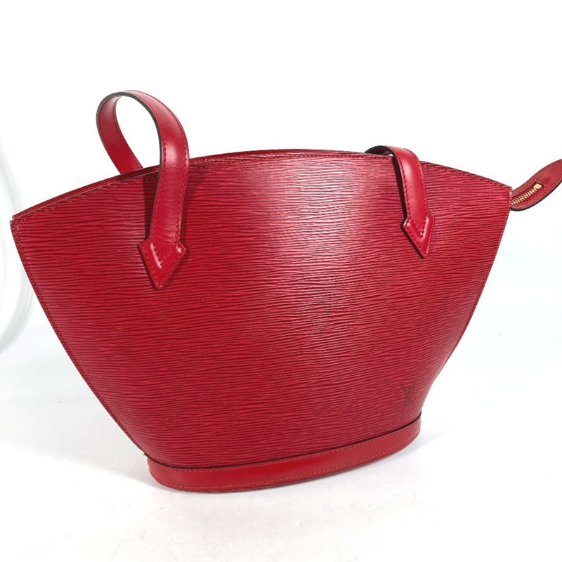 LOUIS VUITTON M52267 Epi Saint-Jacques 購物手提包，單肩皮革，女款，卡斯蒂利亞紅-6