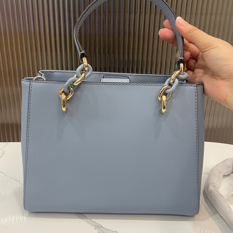 全新❗️Michael Kors 經典金鍊包 粉藍色-2