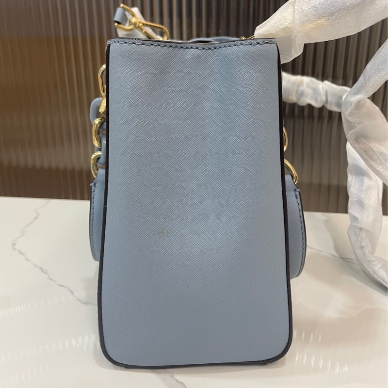 全新❗️Michael Kors 經典金鍊包 粉藍色-10