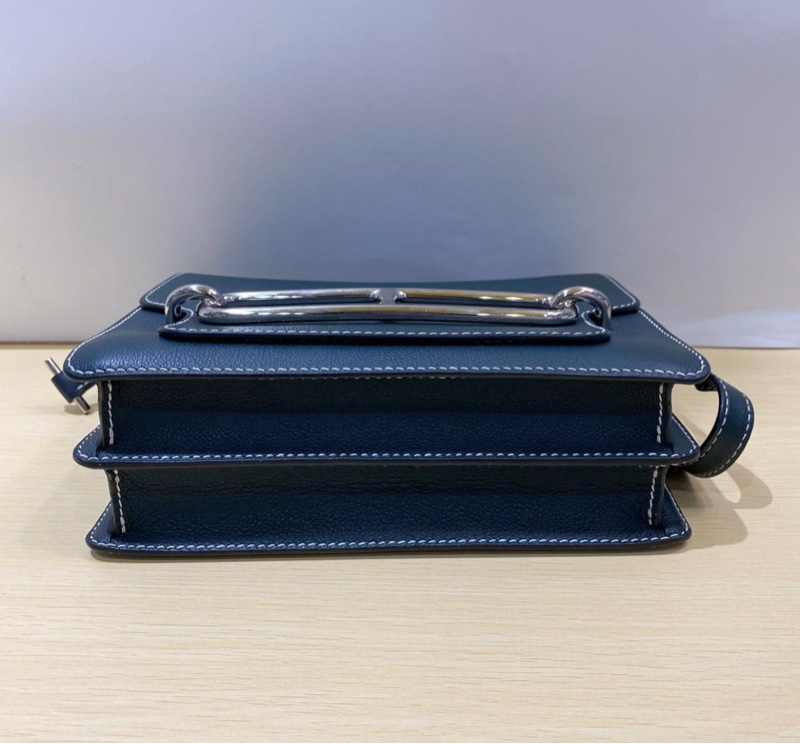 🌈Hermes💚Roulis 23💚2Q英國綠銀扣🌟99新🌈evercolor皮🌟-3