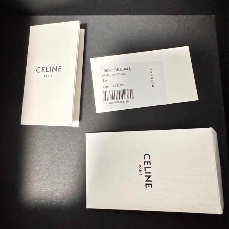 CELINE經典小牛皮貝殼包(閒置品未使用過)-16