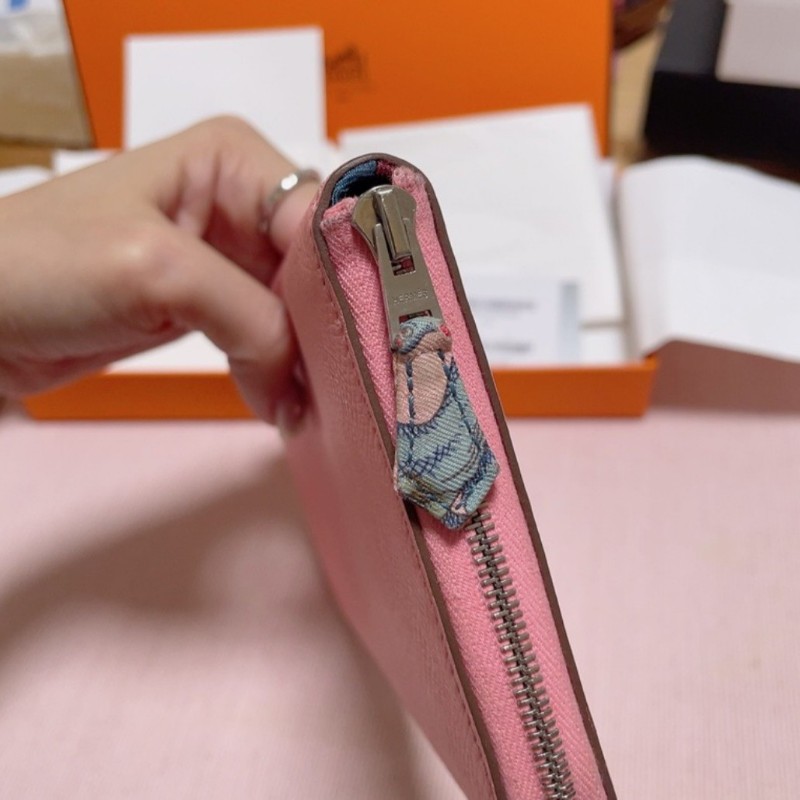 HERME'S Silk'ln 絲巾長夾-17