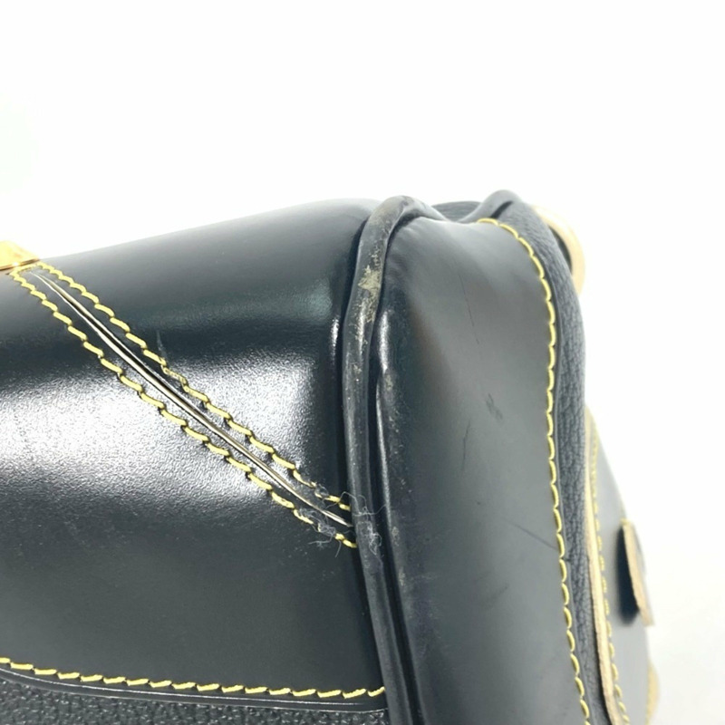 LOUIS VUITTON M95623 Suhali 鉚釘 Radiu 皮革肩背包/手提包,女款,Noir 黑色-5