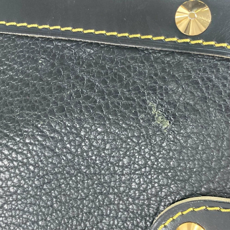 LOUIS VUITTON M95623 Suhali 鉚釘 Radiu 皮革肩背包/手提包,女款,Noir 黑色-10
