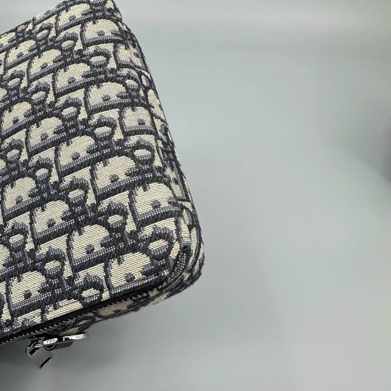 99新帶膜🈶購證😍Dior經典老花男款相機包斜挎單肩包-13