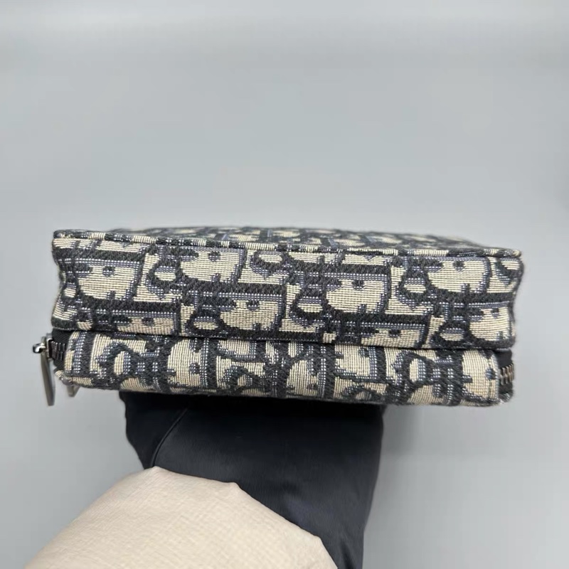 99新帶膜🈶購證😍Dior經典老花男款相機包斜挎單肩包-15