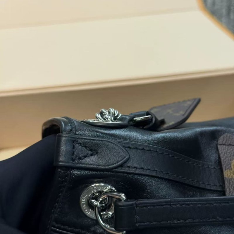 Lv Carryall vibe bb 黑武士羊皮carryall 全新配件塵袋盒子-6