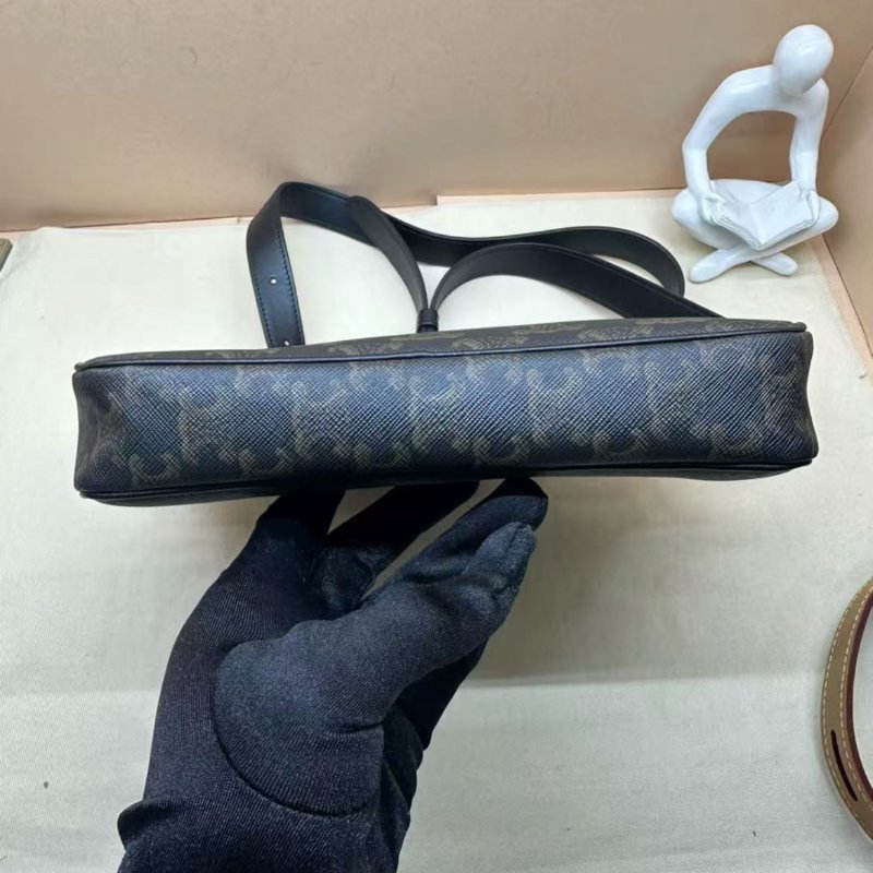 Celine 印花中號郵差包 99新配件塵袋-4