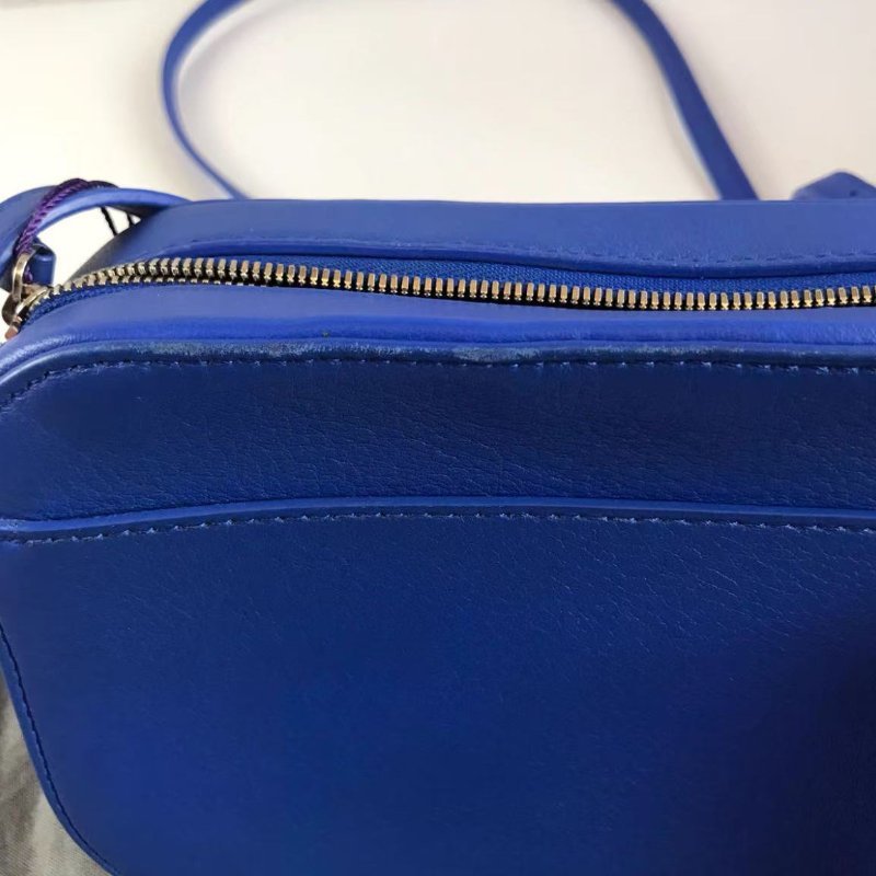 ✨ Balenciaga Everyday 藍色mini 相機包斜背包 18*6*13 97新配件塵袋-3