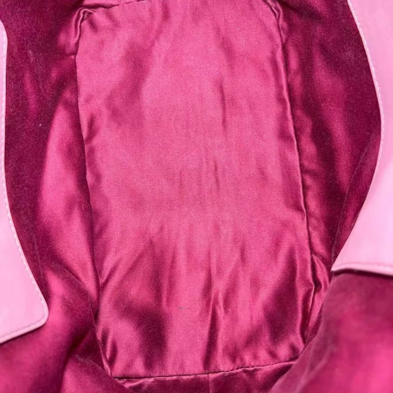 MiuMiu 豆沙粉羊皮皺摺寶石鍊條托特包24*13*19.5 99新 配件塵袋-2