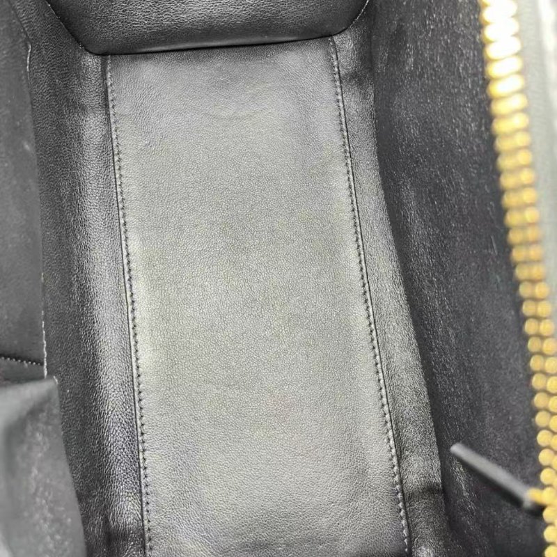 Celine 撞色笑臉包 中號 26*27*13 98新 配件塵袋-3