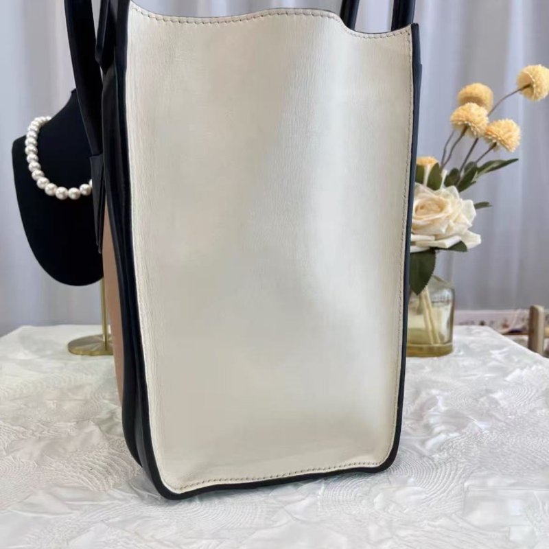 Celine 撞色笑臉包 中號 26*27*13 98新 配件塵袋-5