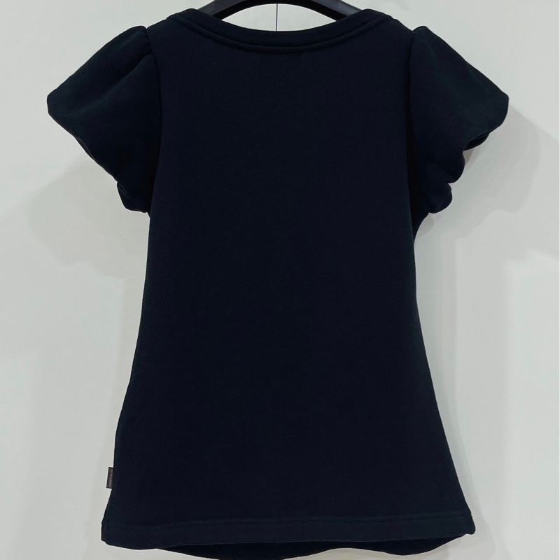 Burberry 藍標 珠珠字母燙金戰馬毛圈上衣-1