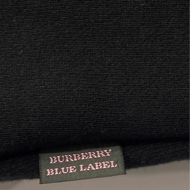 Burberry 藍標 珠珠字母燙金戰馬毛圈上衣-6