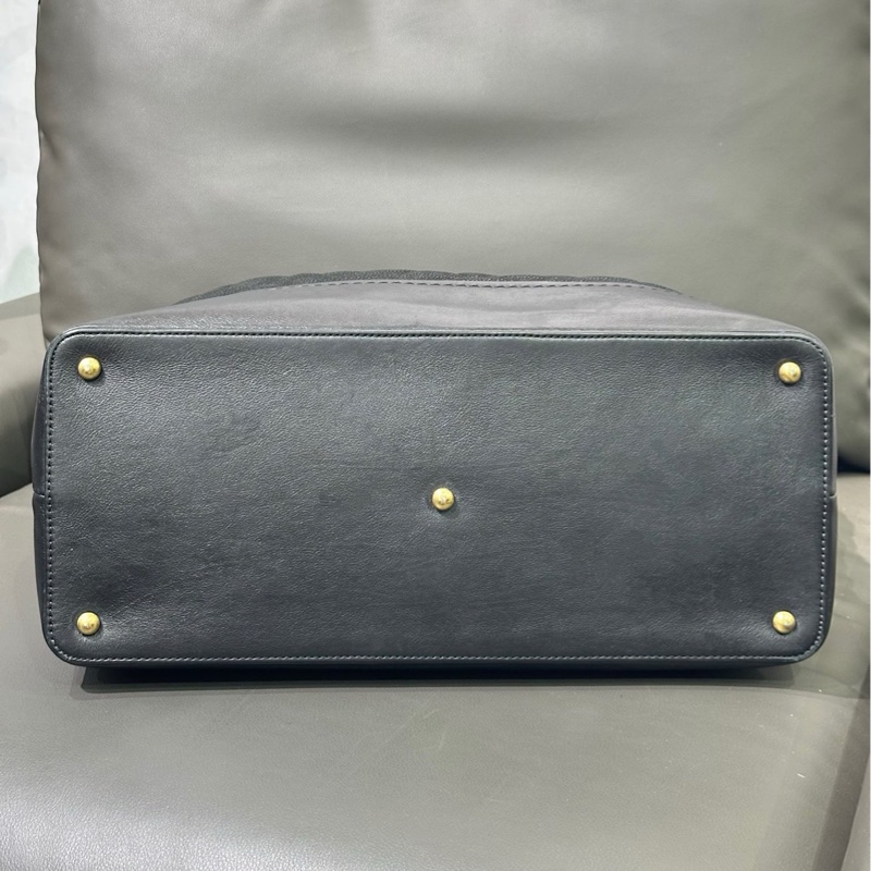 Chanel 香奈儿 黑金荔枝纹 手提单肩-3