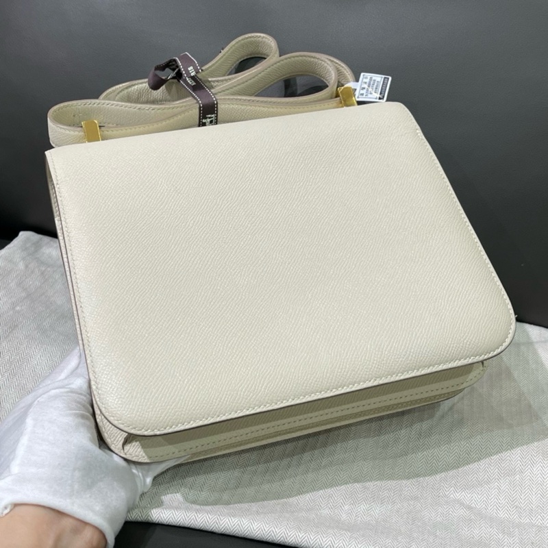 爱马仕Hermes康康24奶昔白金扣-1