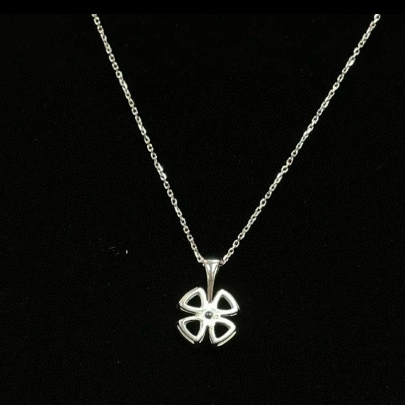 BVLGARI FIOREVER白金花系鏈條42cm 99新-1