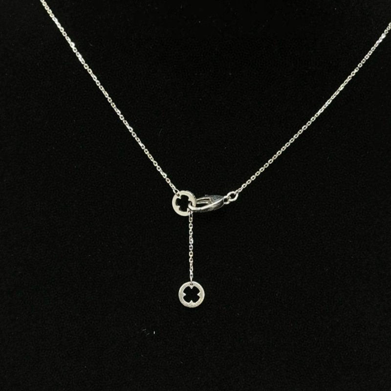 BVLGARI FIOREVER白金花系鏈條42cm 99新-4