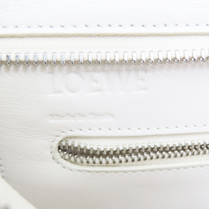 白色 羊皮 肩背包-6