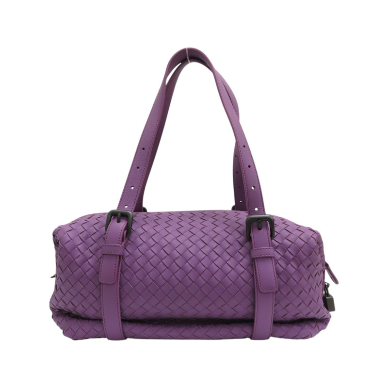 紫色 編織 牛皮 Montaigne 肩背包【BOTTEGA VENETA BV 寶緹嘉】-1