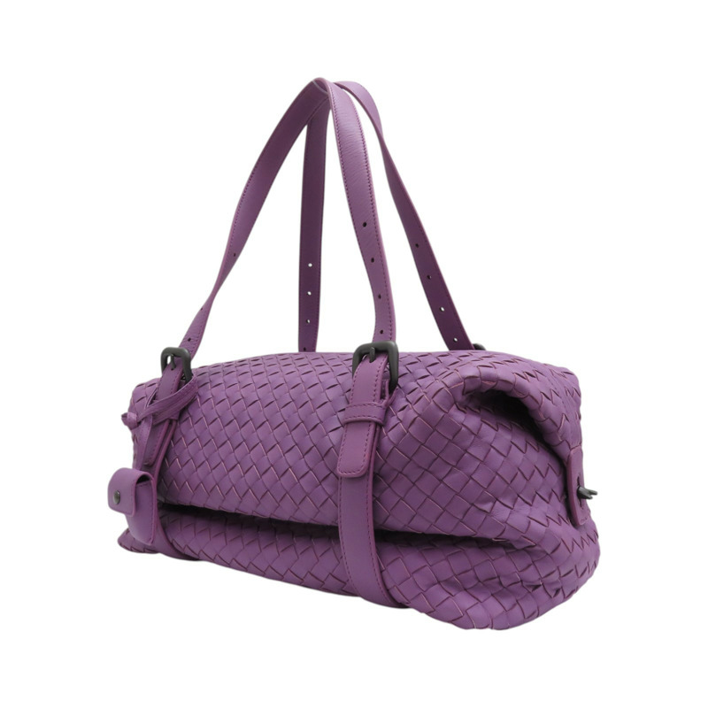 紫色 編織 牛皮 Montaigne 肩背包【BOTTEGA VENETA BV 寶緹嘉】-2