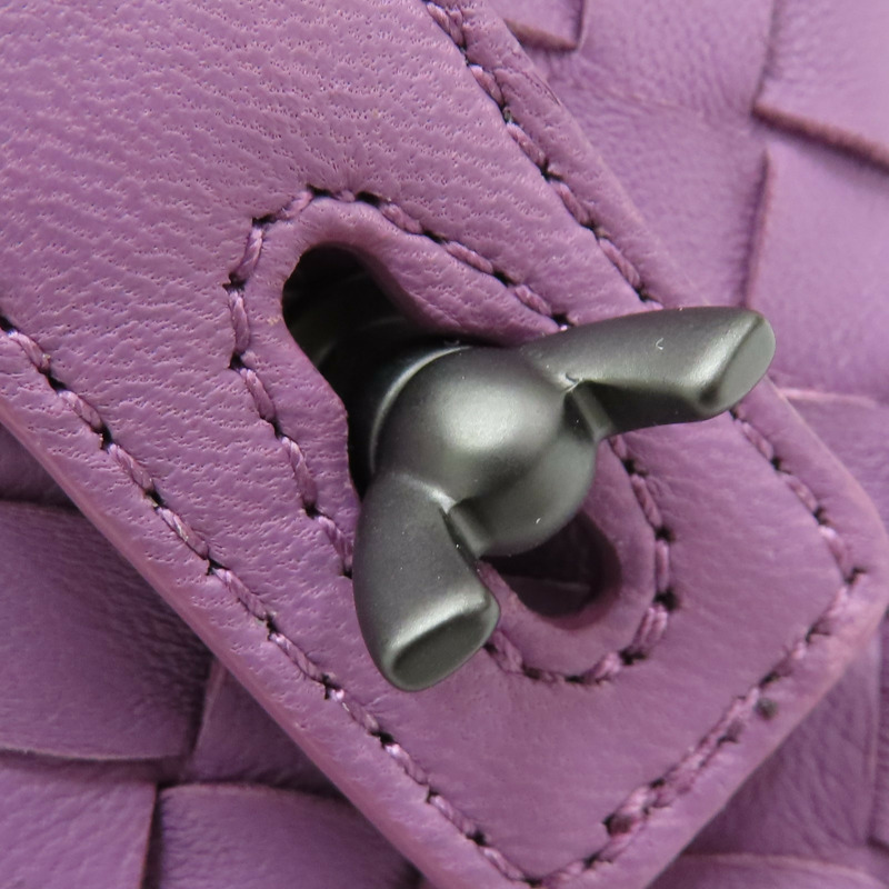 紫色 編織 牛皮 Montaigne 肩背包【BOTTEGA VENETA BV 寶緹嘉】-14