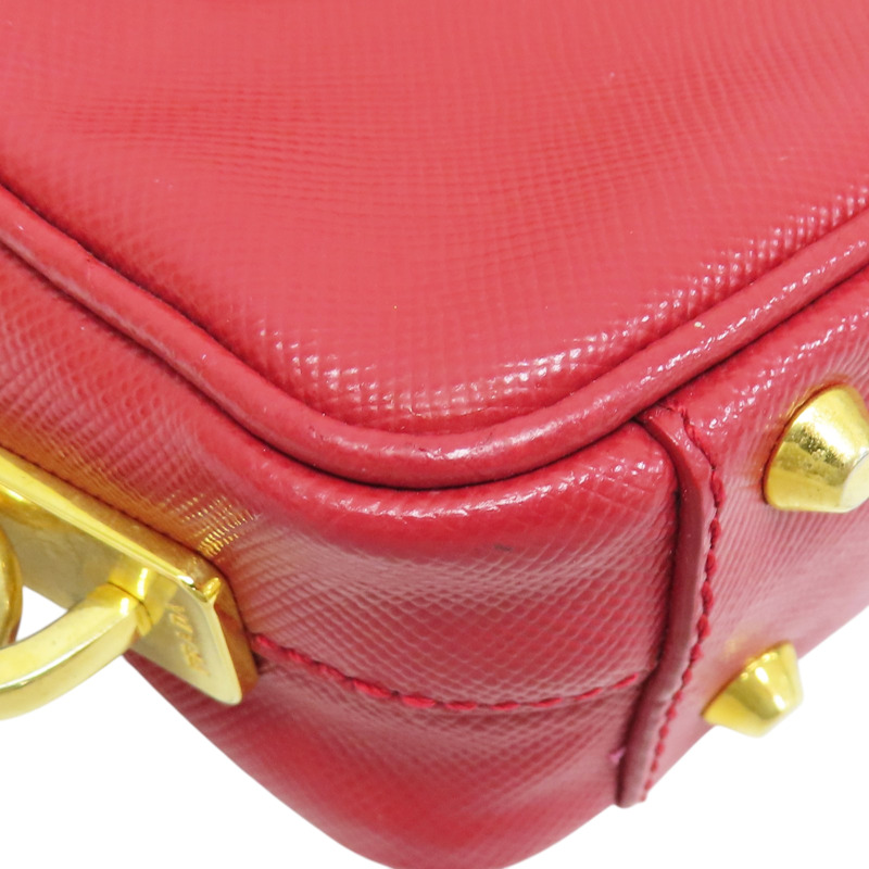 紅色 Mini Saffiano 肩背包 BL0841-7