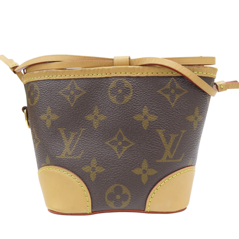 棕色 原花 帆布 Noe Purse 肩背包 M57099-1