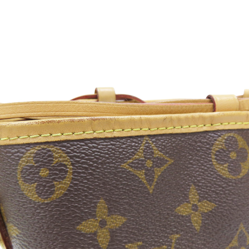 棕色 原花 帆布 Noe Purse 肩背包 M57099-12