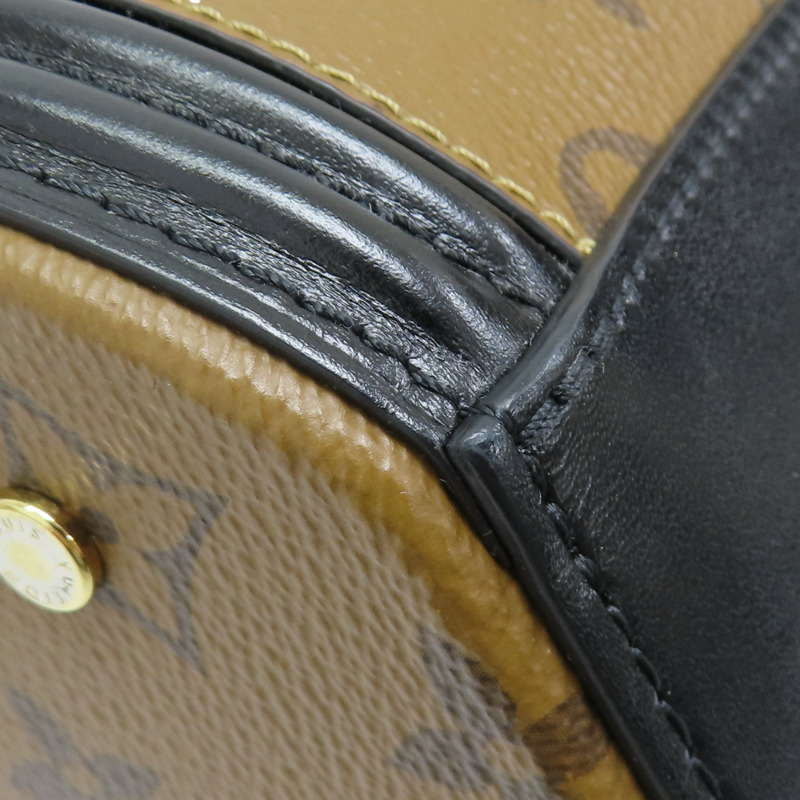 棕色 原花帆布 Cannes 圓筒包 兩用包 M43986-12